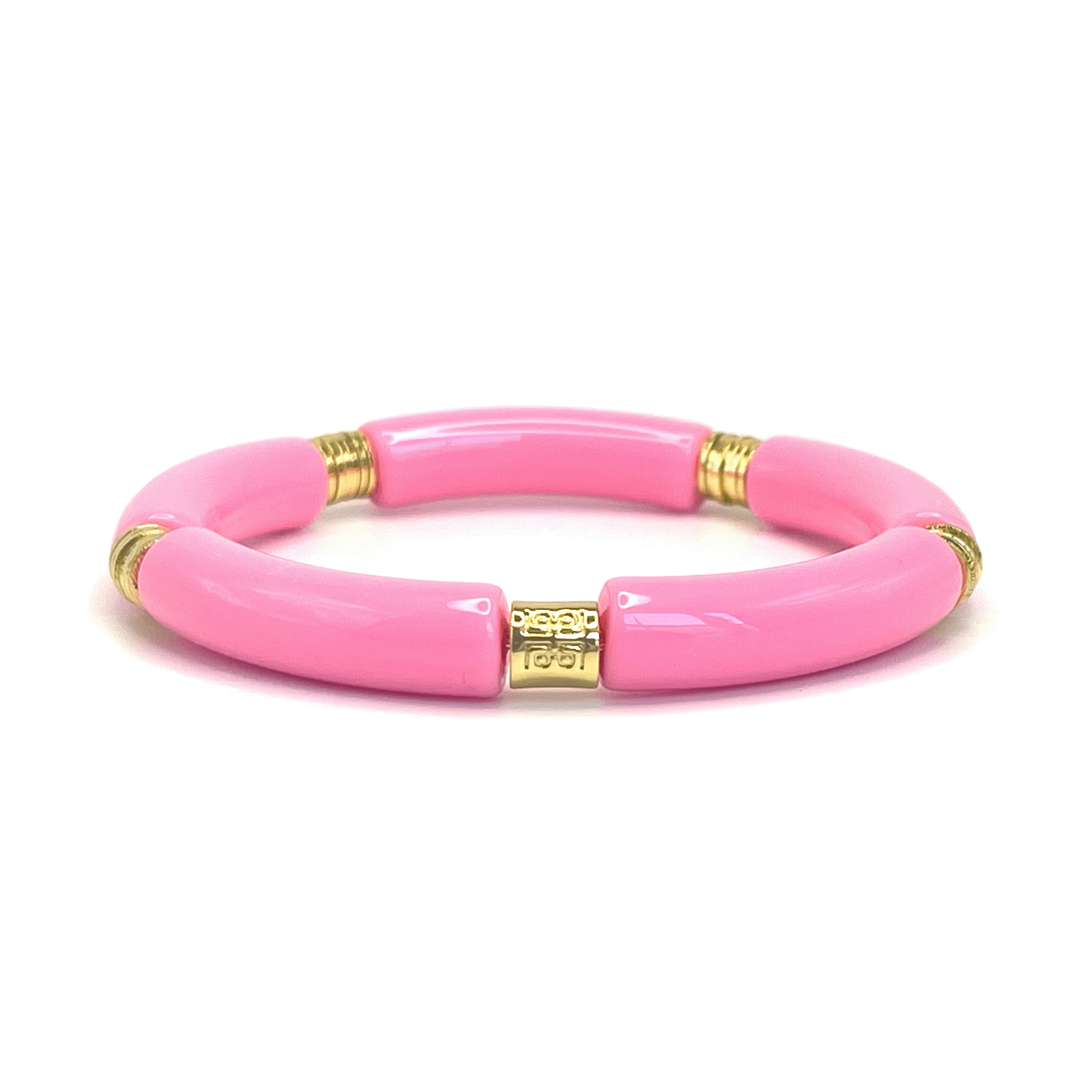 Thin Barbie Pink Crown Bracelet