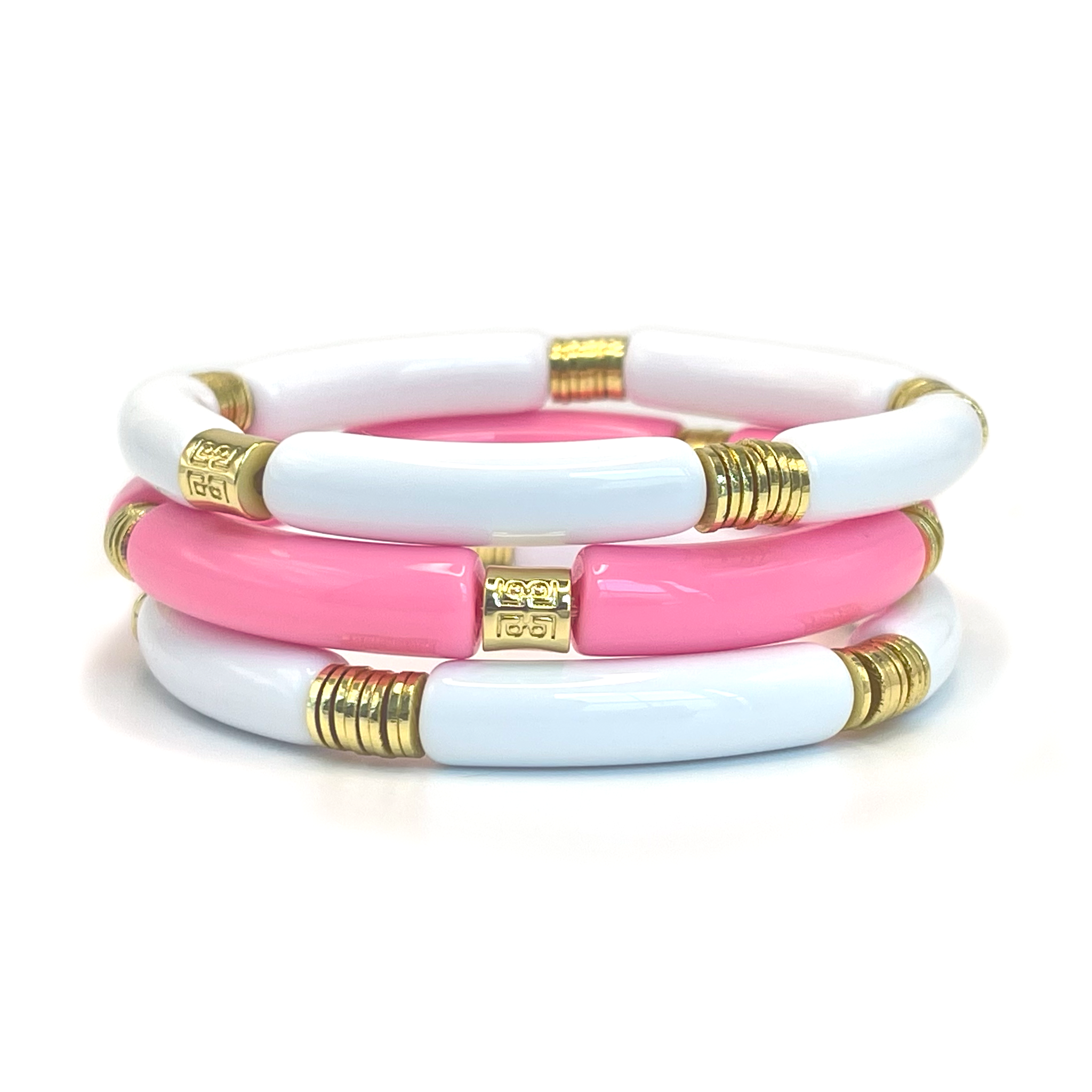 Thin Barbie Pink Crown Bracelet